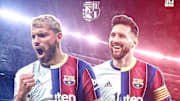Sergio Agüero y Leo Messi, compañeros en Argentina y el Barcelona