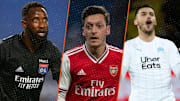 Moussa Dembélé, Mesut Ozil et Nemanja Radonjic.