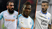 Kostas Mitroglou, Mario Balotelli et Dario Benedetto. 