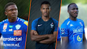 Jodel Dossou de Clermont, Kelvin Amian de Toulouse et Guy-Marcelin Kilama de Niort. 