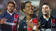 Mauricio Pochettino, Ronaldinho et Fabrice Fiorèse. 
