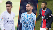 Raphaël Varane, Morgan Sanson, Kylian Mbappé. 