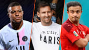 Kylian Mbappé, Lionel Messi et Shaqiri. 