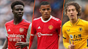 Bukayo Saka, Mason Greenwood et Fabio silva