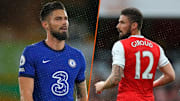 Olivier Giroud a défendu les couleurs de Chelsea et Arsenal. 