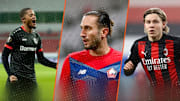 Leon Bailey, Yusuf Yazici et Jens Hauge. 