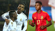 Vinicus, Rodrygo et Ansu Fati. 