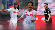 Axel Disasi, Wissam Ben Yedder et Kevin Volland. 