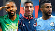 Cédric Bakambu, Achraf Hakimi et Riyad Mahrez.