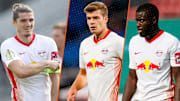 Marcel Sabitzer, Alexander Sorloth et Dayot Upamecano. 