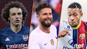 David Luiz, Olivier Giroud et Memphis Depay.