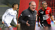 Rodrigo, Marcelo Bielsa et Raphinha.