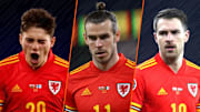 Daniel James, Gareth Bale et Aaron Ramsey, les étendards du pays de Galles