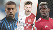 Papu Gomez, Martin Odegaard et Paul Pogba. 