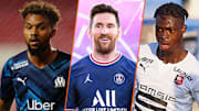 Konrad de la Fuente, Lionel Messi et Kamaldeen Sulemana. 