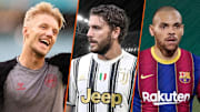 Daniel Wass, Manuel Locatelli, Martin Braithwaite. 