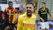 Loic Badé, Imran Louza et Ludovic Blas. 