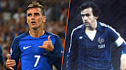 Antoine Griezmann et Michel Platini. 