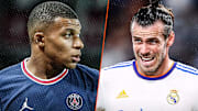 Kylian Mbappé et le "golfeur" Gareth Bale.