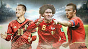 Hazard, Fellaini, Wilmots