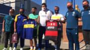 Boca recordando el aniversario de Flamengo