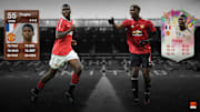 Paul Pogba nella sua versione con overall più basso e più alto su FIFA Ultimate Team