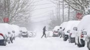 Nevadas intensas en una región de los Estados Unidos.