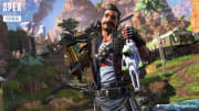 Apex Legends newest addition, Fuse, holding Crypto's drone