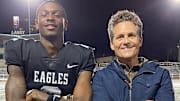 'Last Chance U' director Greg Whiteley (right) with series' star Rejzohn Wright (left)
