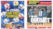 Las portadas de los principales diarios deportivos de España