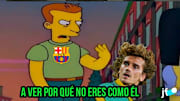 Griezmann comenzó desde la banca este martes.