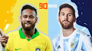 Neymar dan Messi akan saling berhadapan di final Copa America 2021