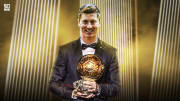 Lewandowski was the heavy favourite for the Ballon d'Or. 