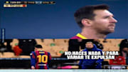 Messi expulsado ante el Athletic