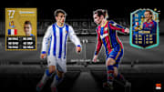 Antoine Griezmann nella sua versione con overall più basso e più alto su FIFA Ultimate Team