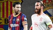 Lionel Messi et Sergio Ramos. 