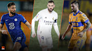 Olivier Giroud, Karim Benzema et André-Pierre Gignac font partie des meilleurs buteurs français de l'année. 