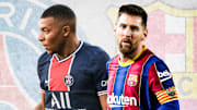 Le PSG de Kylian Mbappé (à gauche) et le FC Barcelone de Lionel Messi vont se retrouver ce mercredi pour le 8e de finale retour de C1. 