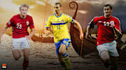 Erling Haaland, Zlatan Ibrahimovic et Ole Gunnar Solskjaer. 