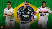 Kaio Jorge, Gabriel Veron et Luan. 