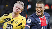 Erling Haaland s'est inspiré de Kylian Mbappé mercredi soir.