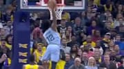 Memphis Grizzlies rookie Ja Morant nearly posterized Los Angles Lakers center Anthony Davis