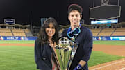 La madre de Christian Yelich es famosa en las redes sociales