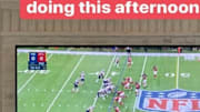 TB12 is reminiscing about 28-3 this afternoon