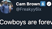 Penn State linebacker Cam Brown's priceless anti-Dallas Cowboys tweet surfaces after he was drafted by the New York Giants