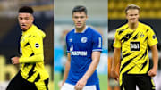 Jadon Sancho, Ozan Kabak, Erling Haaland