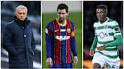 Jose Mourinho, Lionel Messi, Nuno Mendes