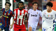 Bojan Krkic, Breno, Sergio Canales, Philippe Coutinho
