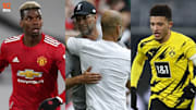 Paul Pogba, Jurgen Klopp, Jadon Sancho
