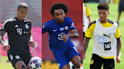 Thiago, Willian, Jadon Sahcno